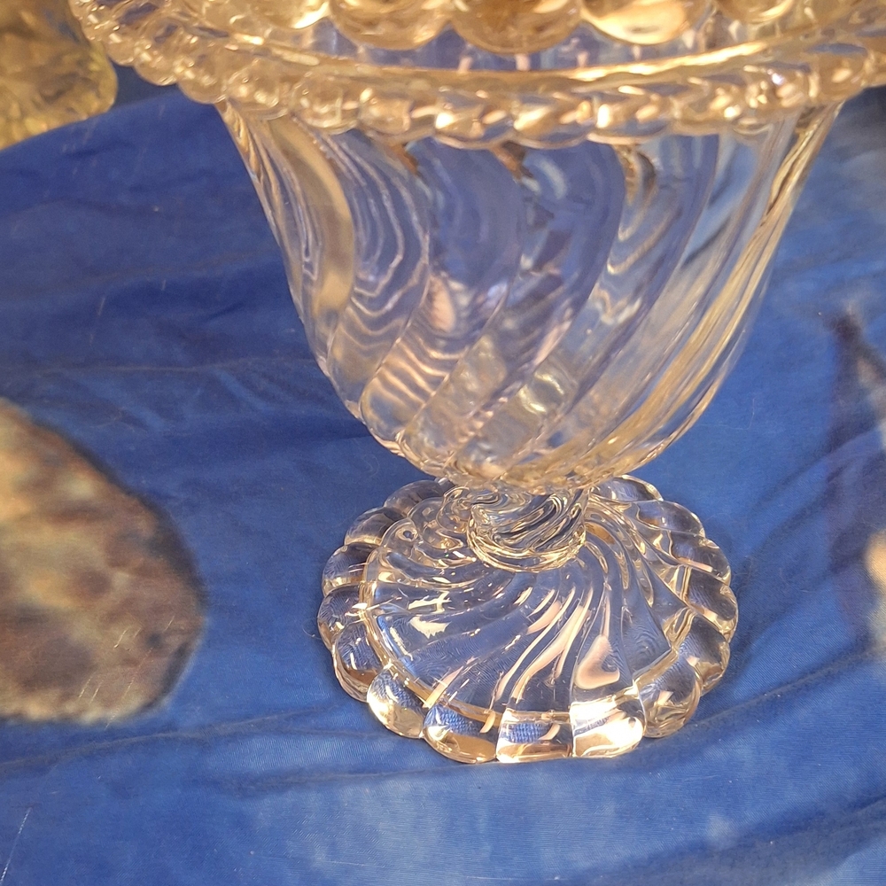 Elegant Glass Candy Dish